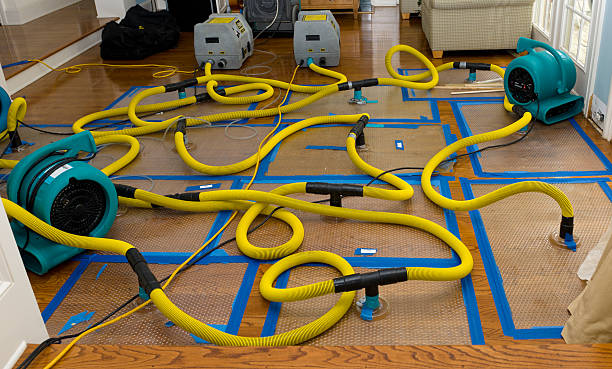 Professional Storm Water Damage Restoration technician working in Manchester, TN